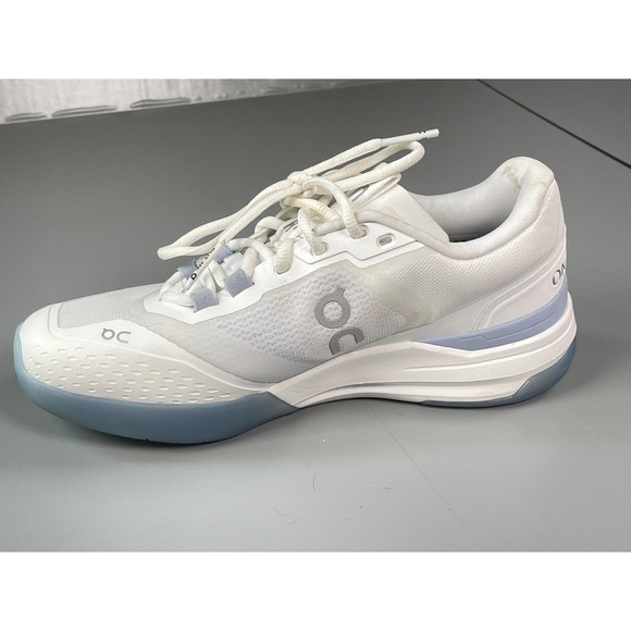 On Cloud Roger Advantage Pro Shoes Womens Size 7.5 White Chambray Tennis - Picture 5 of 12